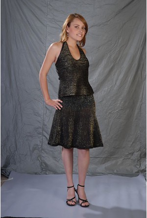 Black top with lurex