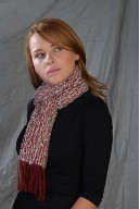 Scarfs weaved in weaving-loom