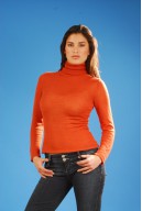 CHOMPA C/ALTO JERSEY NARANJA