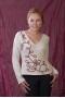 Double-breasted sweater with embroidery